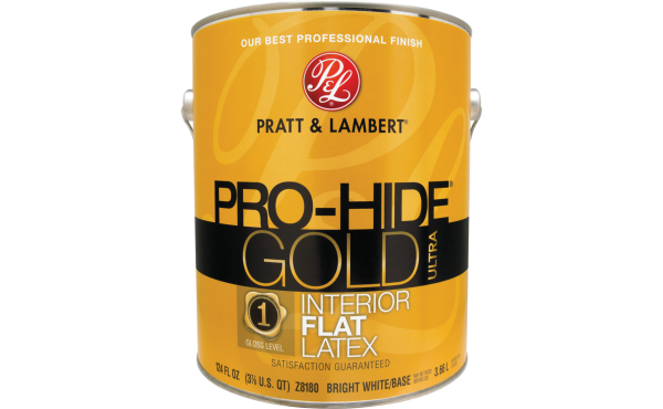 Pratt & Lambert Pro-Hide Gold Ultra Latex Flat Interior Wall Paint 1 Gallon Pratt & Lambert Pro-Hide Gold Ultra Latex Flat Interior Wall Paint 1 Gallon